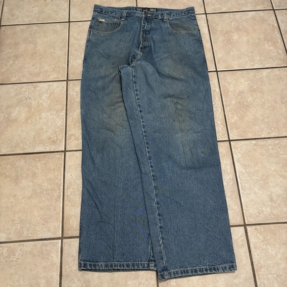 Southpole red tab style y2k baggy grunge emo streetwear older brother core jeans - Picture 5 of 8